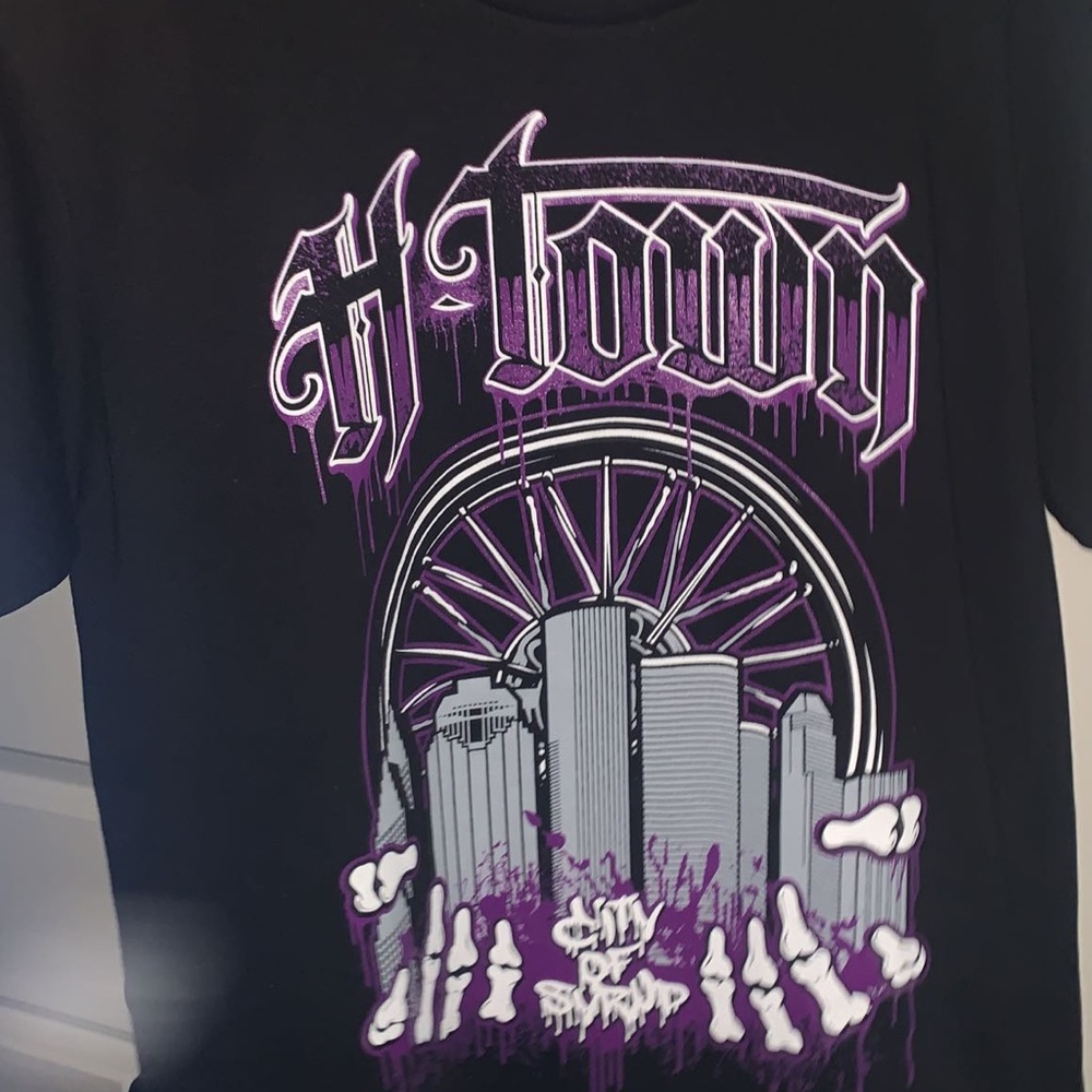 selling 2 houston themed shirts great condition small and medium available